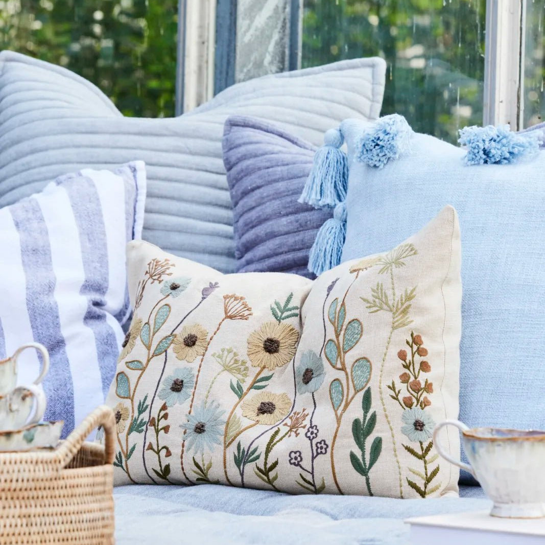 Lene Bjerre Ruth Prydnadskudde 60x40, Dusty green - Azalea Home