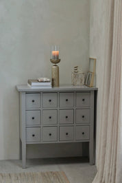 Lene Bjerre Sandia Ljuslykta Ø11,5X43,5, guld/klar - Azalea Home