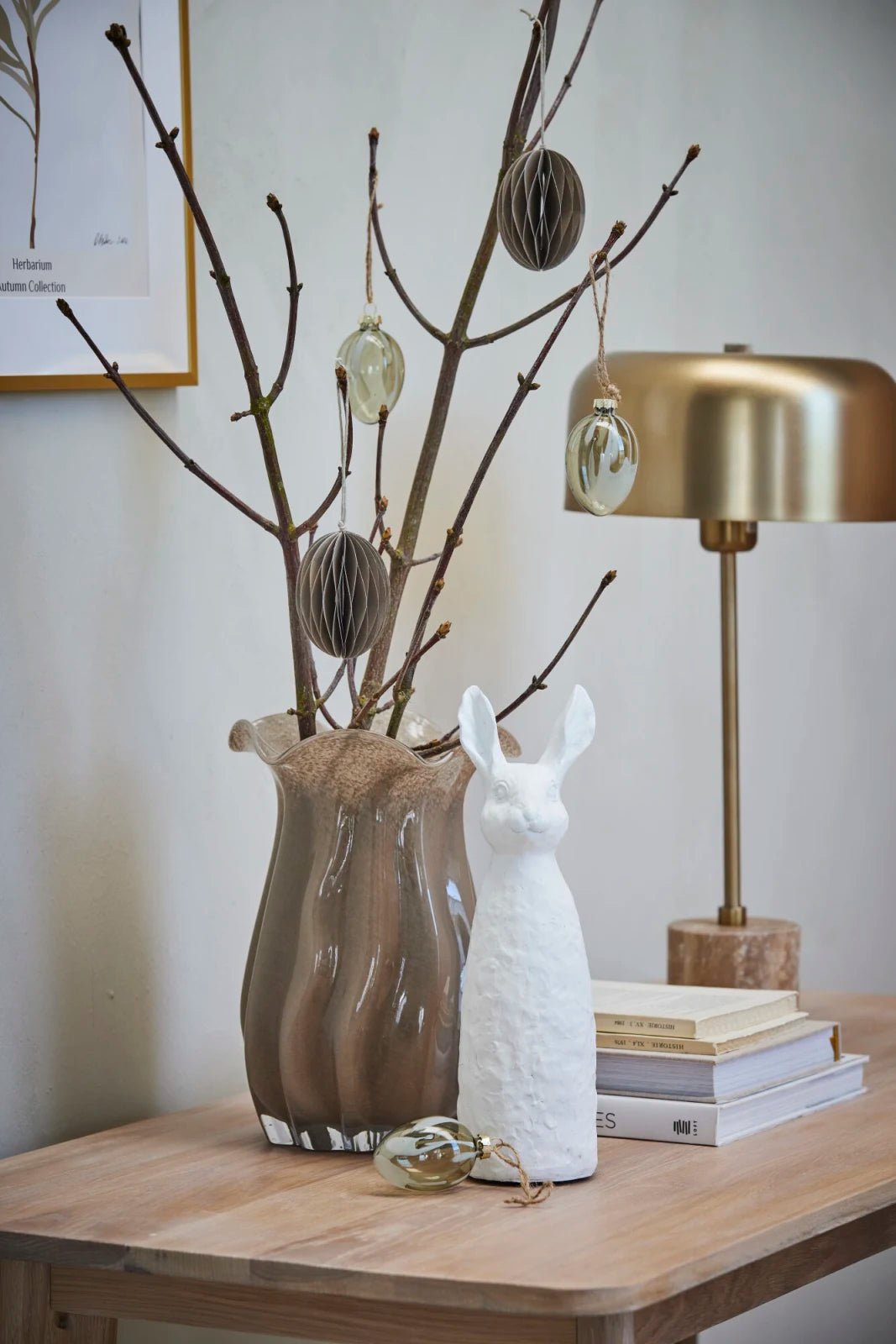 Lene Bjerre Scarlett vas H28, Beige - Azalea Home