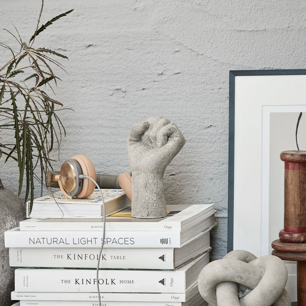 Lene Bjerre Serafina Dekoration Knut H13, Grå - Azalea Home