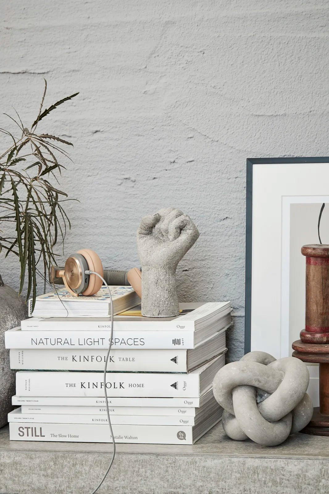 Lene Bjerre Serafina Dekoration Knut H13, Grå - Azalea Home