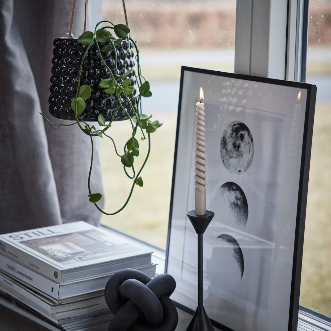 Lene Bjerre Serafina Dekoration Knut H13, Svart - Azalea Home