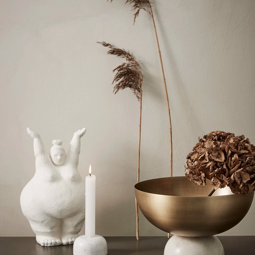 Lene Bjerre Serafina Dekorationsfigur H28cm, Vit - Azalea Home