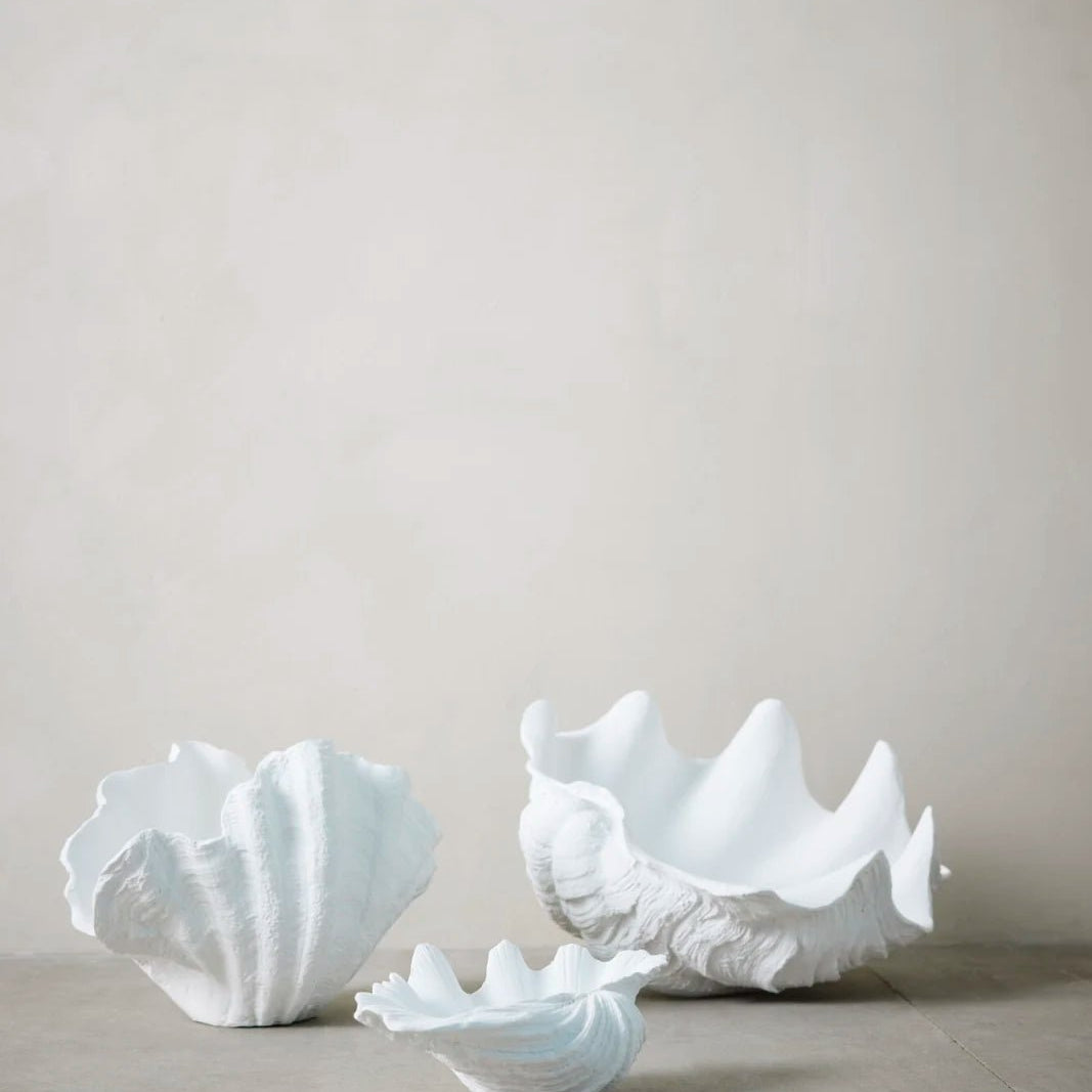 Lene Bjerre Shella Skulptur 32x21, Vit - Azalea Home