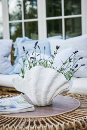 Lene Bjerre Shella Skulptur H23, Vit - Azalea Home