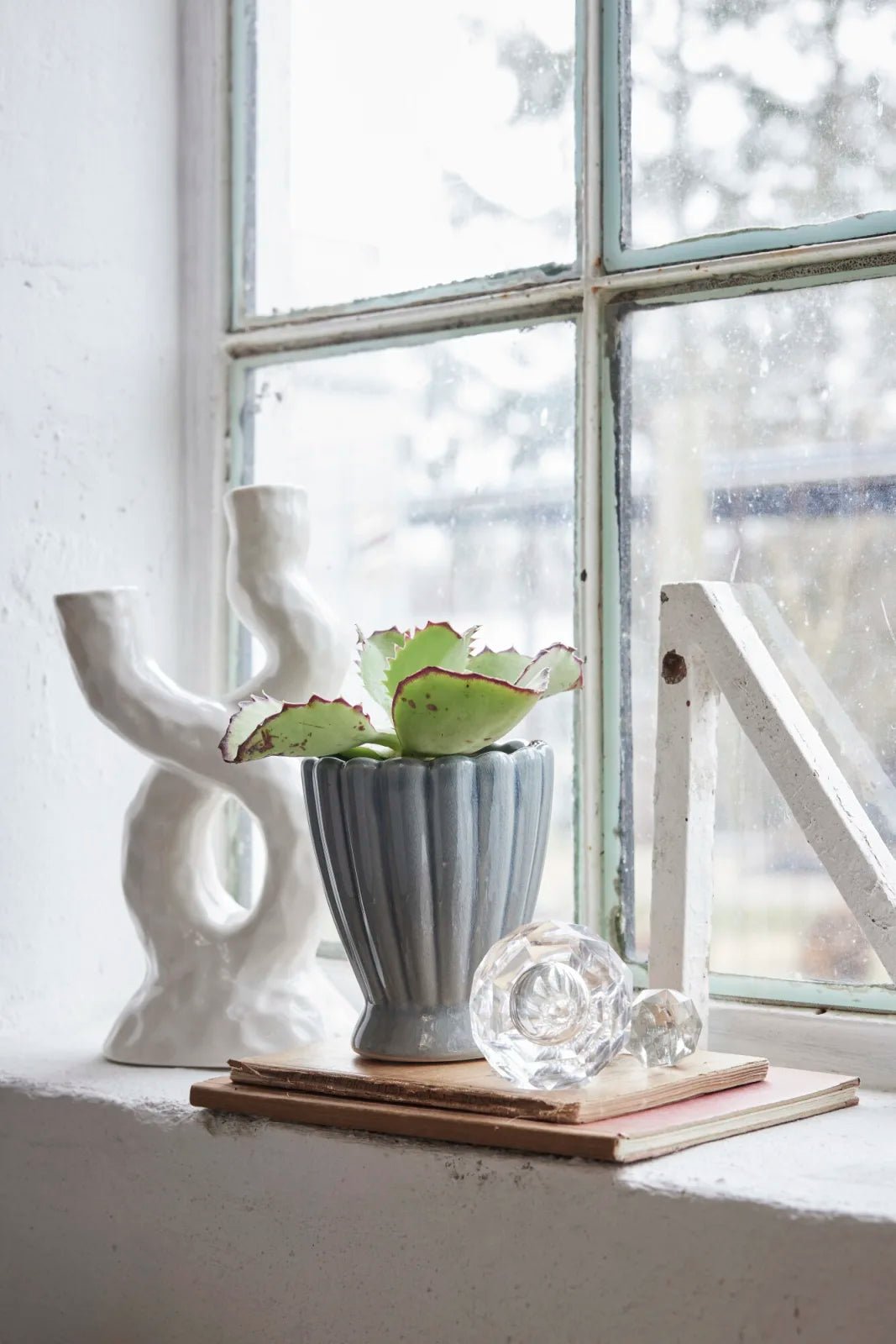 Lene Bjerre Shenella blomkruka Ø10 cm, Blå/grå - Azalea Home