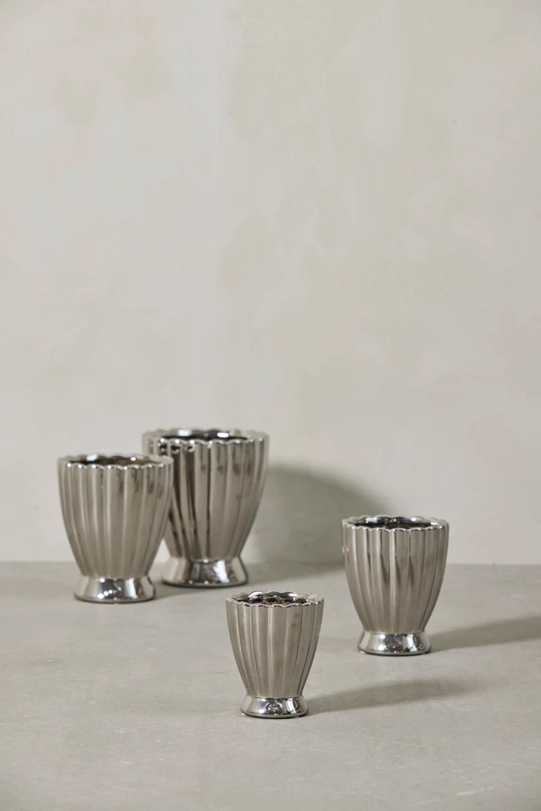 Lene Bjerre Shenella blomkruka Ø10 H12, Silver - Azalea Home