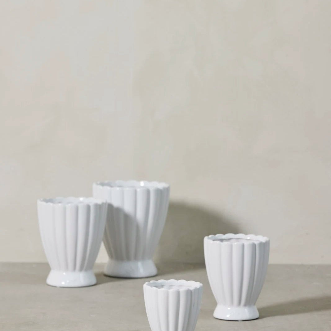 Lene Bjerre Shenella blomkruka Ø10 H12, Vit - Azalea Home