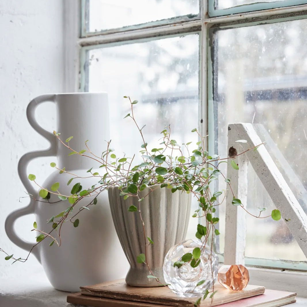 Lene Bjerre Shenella blomkruka Ø12.5 H15, Linen - Azalea Home