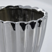 Lene Bjerre Shenella blomkruka Ø12.5 H15, Silver - Azalea Home