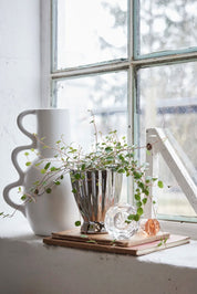 Lene Bjerre Shenella blomkruka Ø15 H18, Silver - Azalea Home