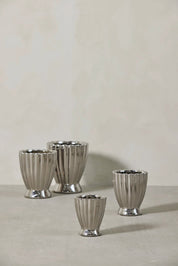 Lene Bjerre Shenella blomkruka Ø17 H20, Silver - Azalea Home