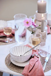 Lene Bjerre Sigrid servettring H3 cm, Silver - Azalea Home