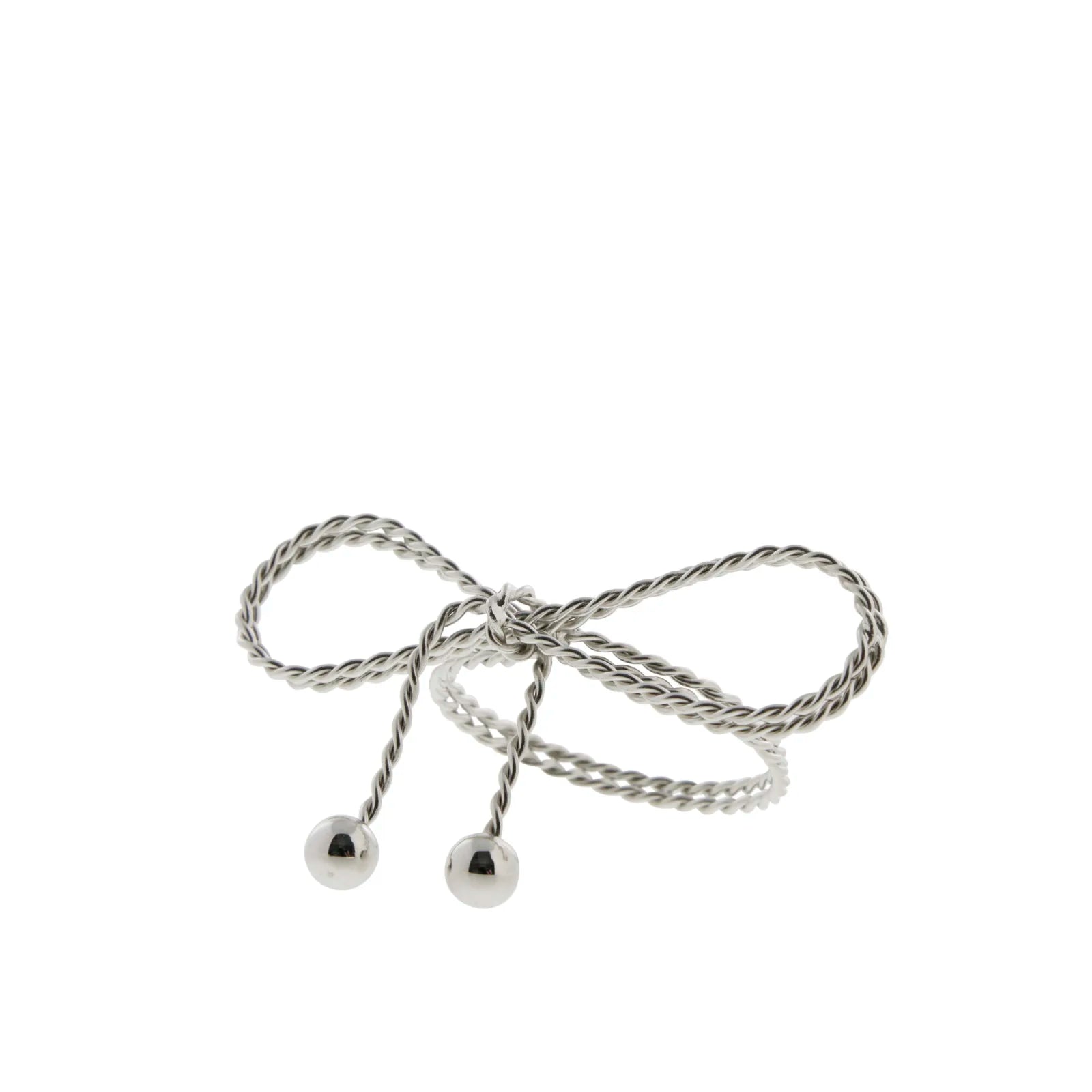 Lene Bjerre Sigrid servettring H5 cm, Silver - Azalea Home