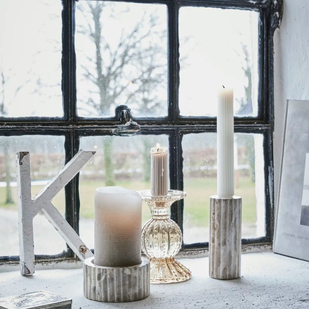 Lene Bjerre Silva ljusstake H13,5, Tigers Eye - Azalea Home