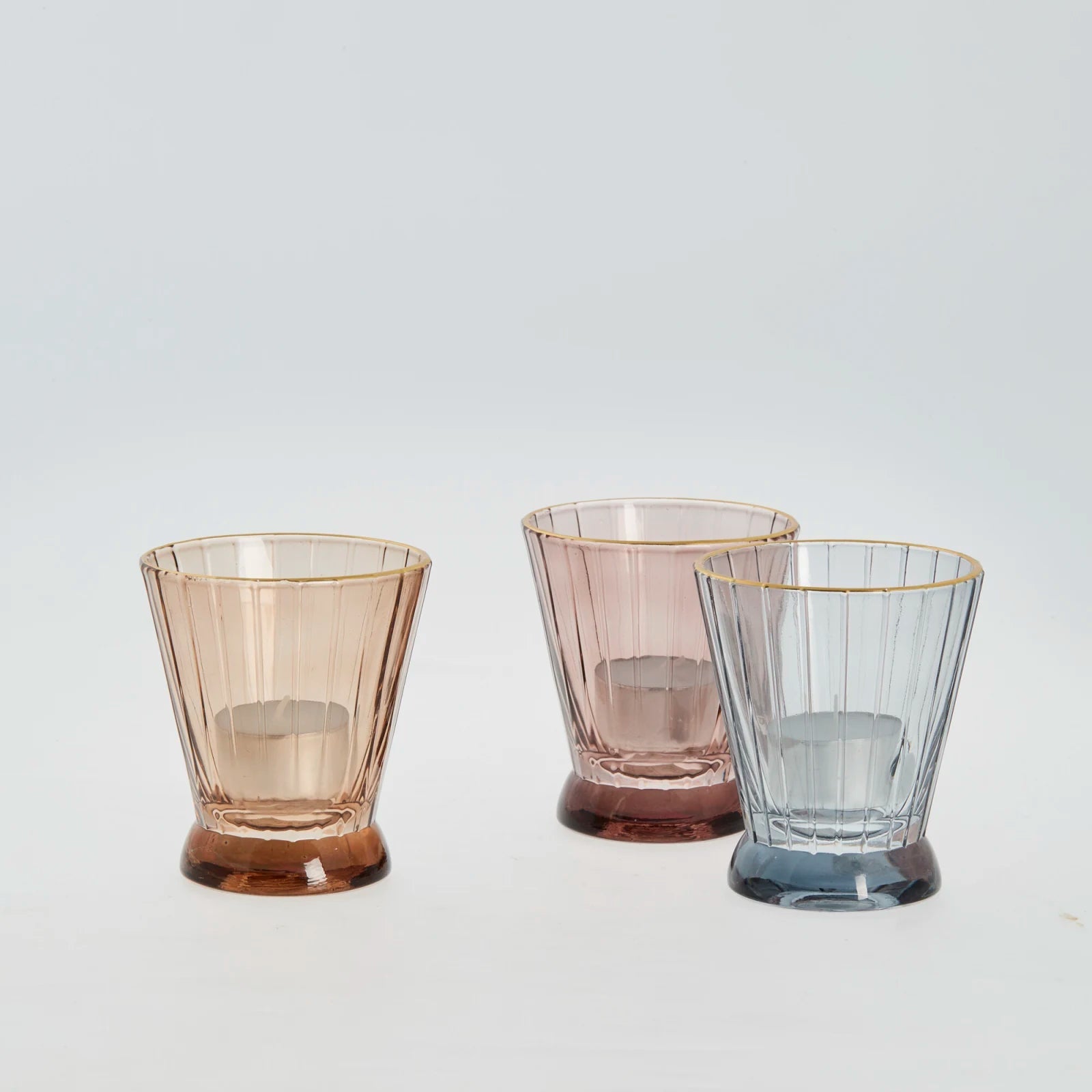 Lene Bjerre Sisia Ljuslykta H8.5, Tigers Eye - Azalea Home