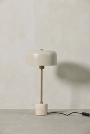 Lene Bjerre Sofillia Bordslampa H53, Linen / guld - Azalea Home