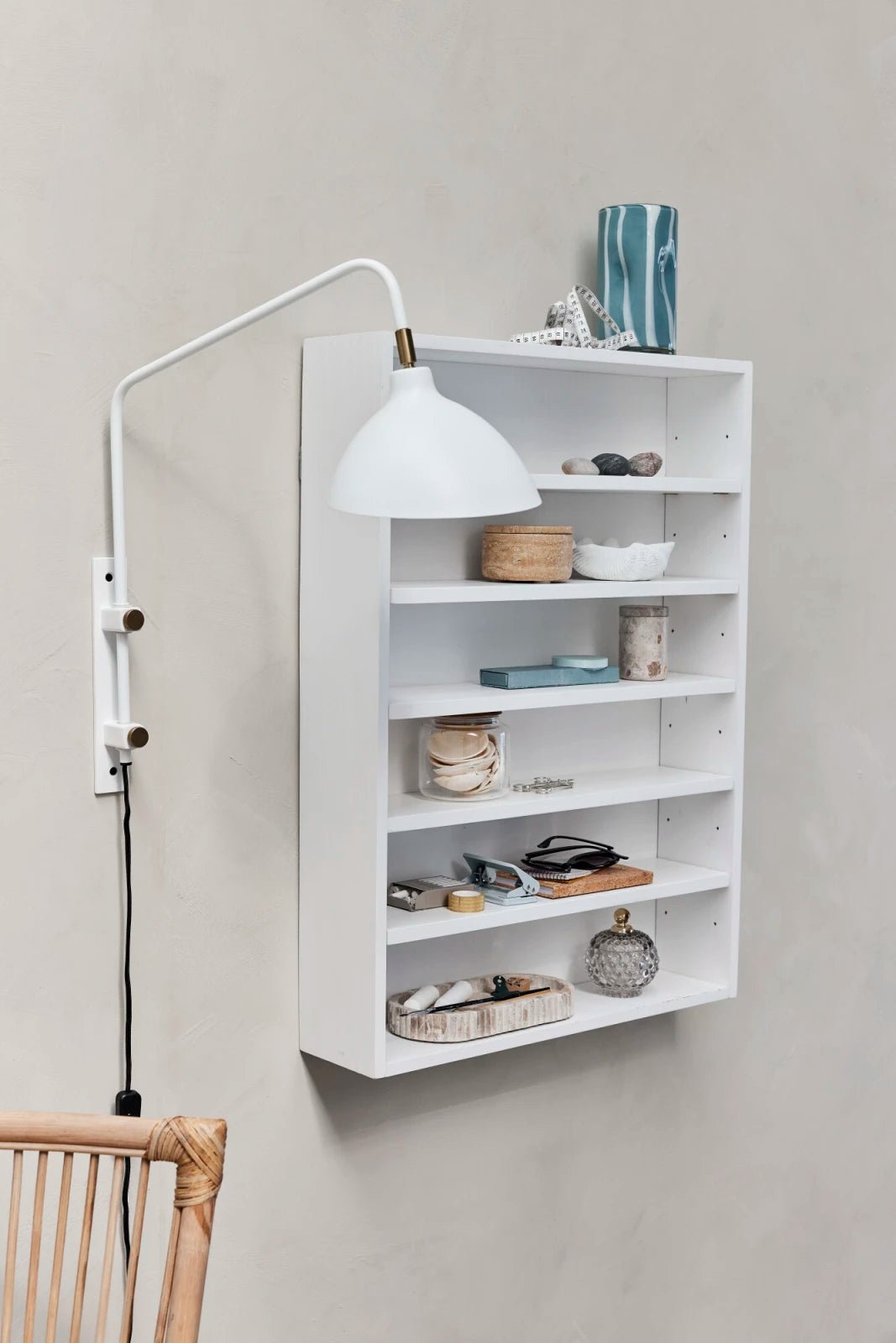 Lene Bjerre Sofinna vägglampa 48 cm, Vit - Azalea Home