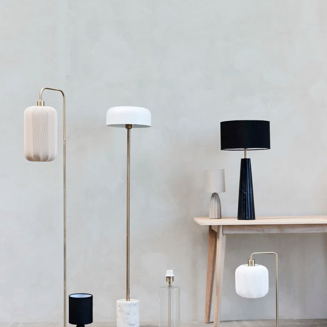 Lene Bjerre Sophie bordslampa H66cm marmor, Svart - Azalea Home