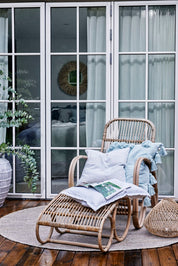 Lene Bjerre Strissie matta 180X180, Grå - Azalea Home