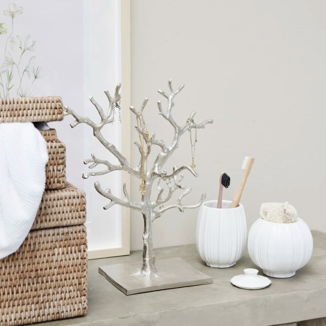 Lene Bjerre Tressa Smyckesträd Ø33, Silver - Azalea Home
