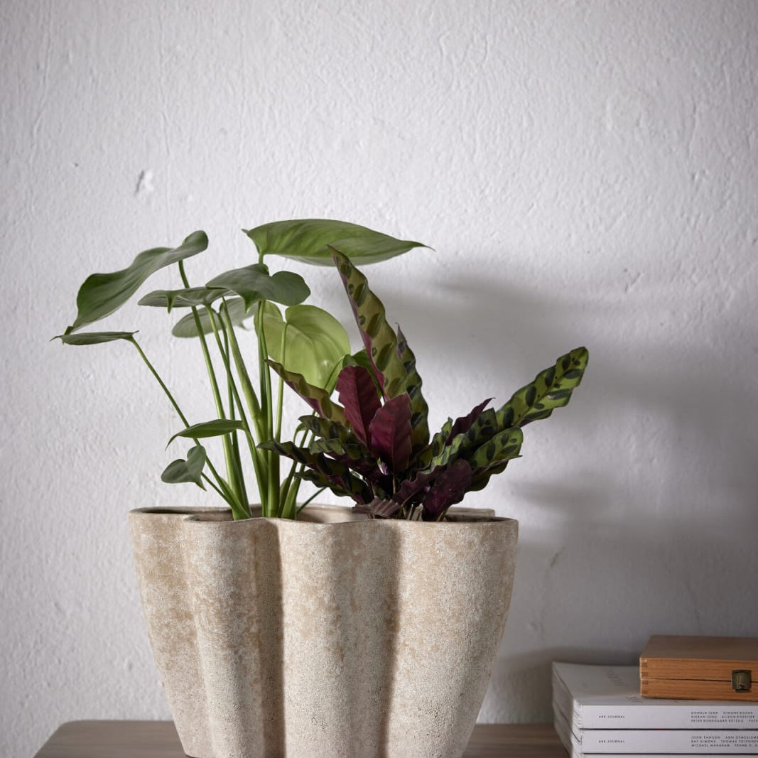 Lene Bjerre Valina blomkruka H21cm, Beige - Azalea Home