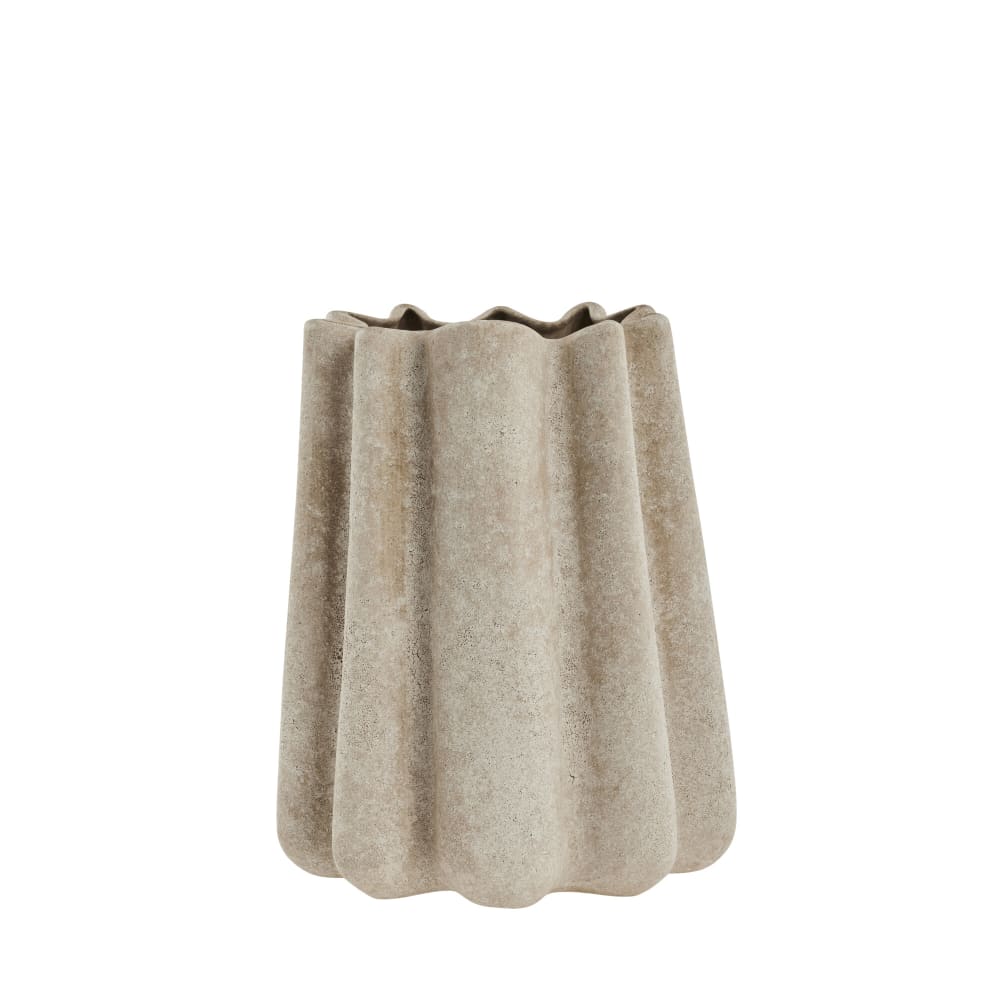 Lene Bjerre Valina vas H30cm, Beige - Azalea Home