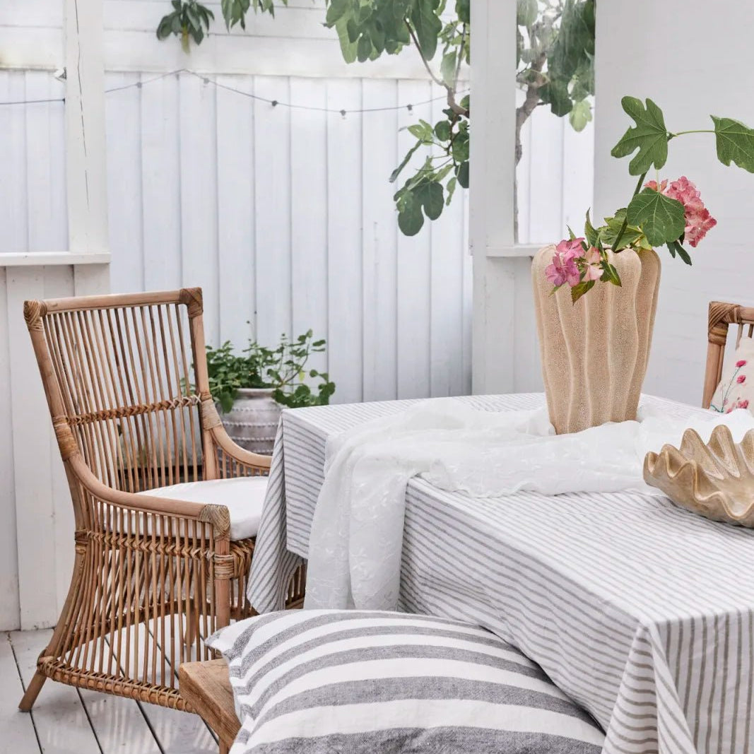 Lene Bjerre Valona vas H34 cm, Linne - Azalea Home