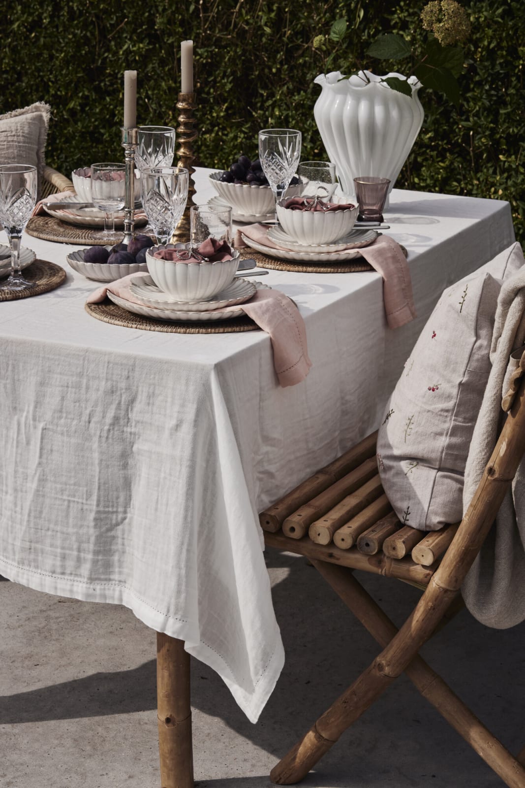 Lene Bjerre Verinne vas H28,5, Vit - Azalea Home