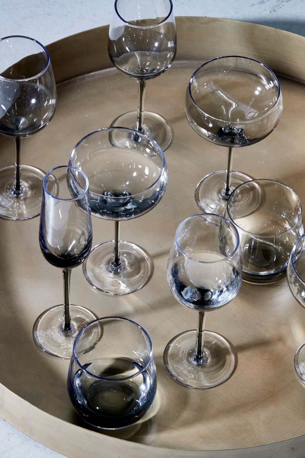 Lene Bjerre Victorinne Vitvinsglas 32 cl, Smoke - Azalea Home