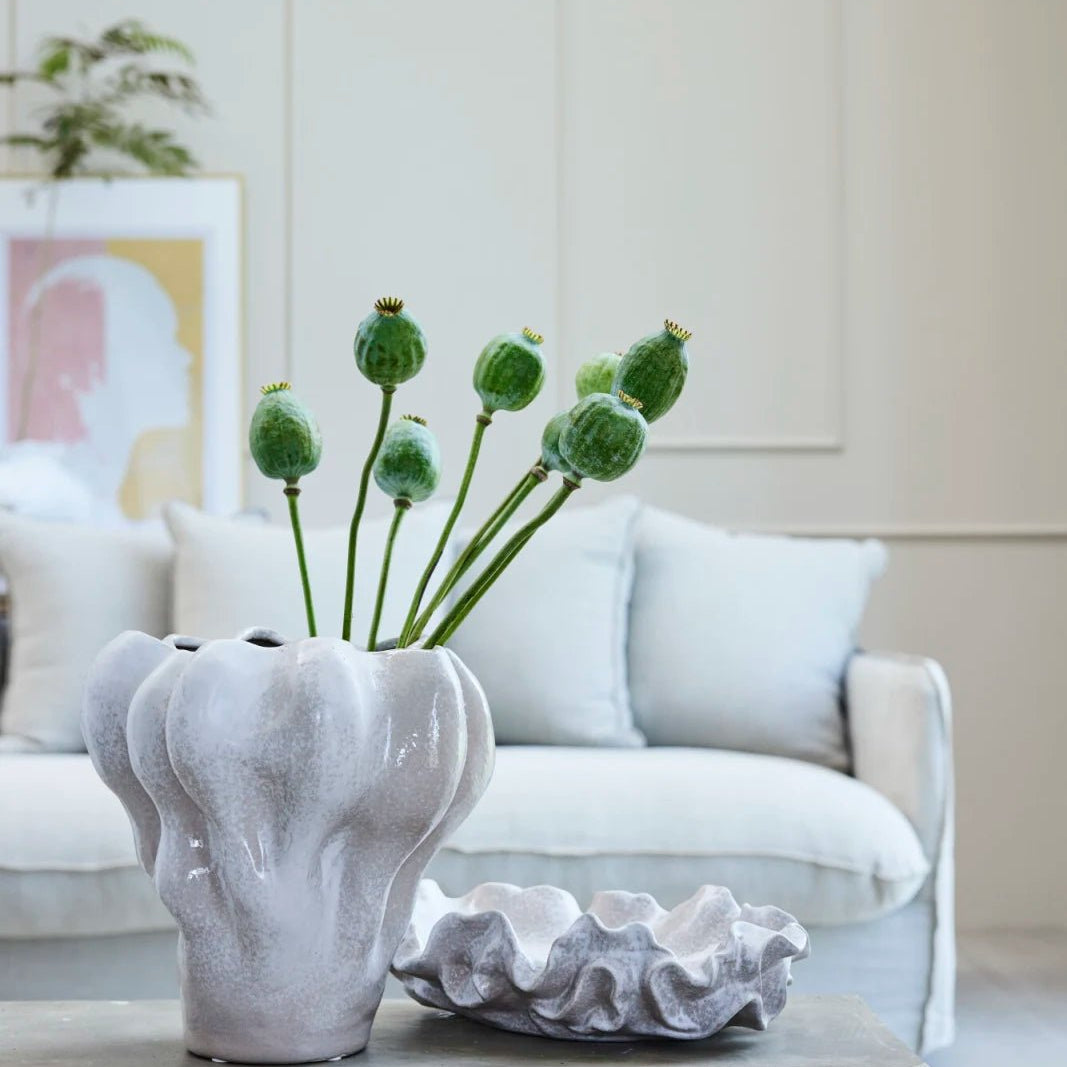 Lene Bjerre Viola Dekorationsskål 26cm, Off White - Azalea Home