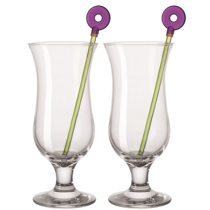 Leonardo Bar Hurricane 2 - pack Drinkglas med drinkpinne - Azalea Home