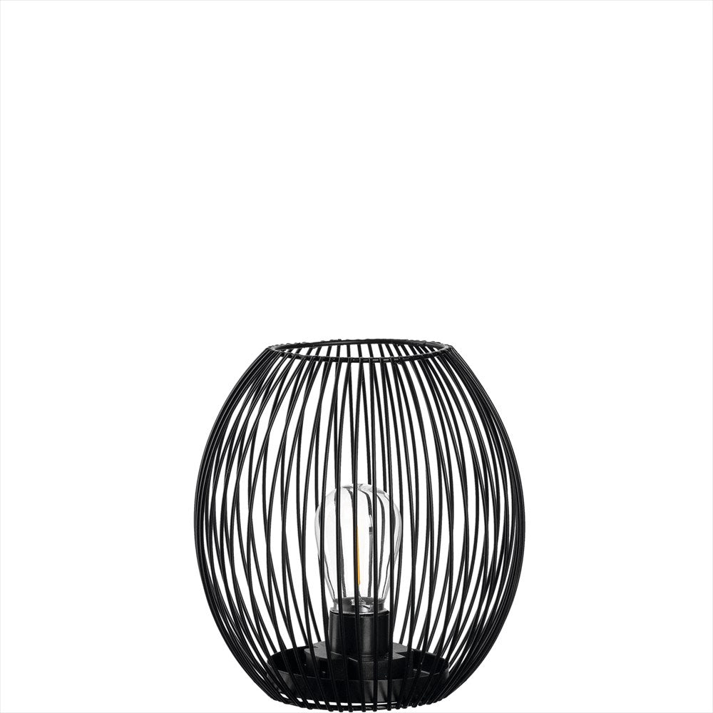 Leonardo Casolare Lanterna 18 cm Svart med LED - Azalea Home