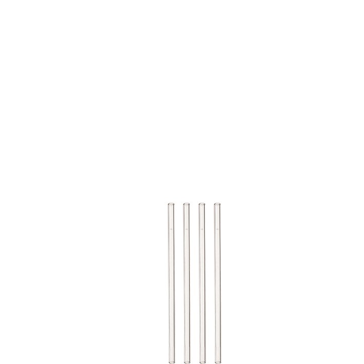 Leonardo Sugrör Glas 4 - pack + Borste - Azalea Home