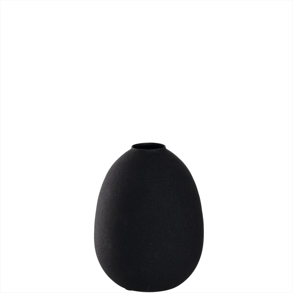 Leonardo Vas 16 cm metall Svart - Azalea Home