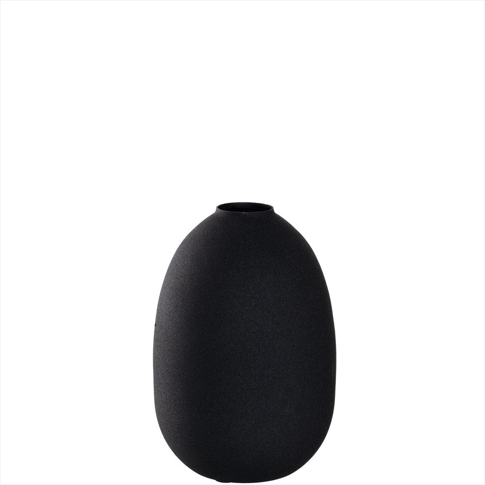 Leonardo Vas 19 cm metall svart - Azalea Home