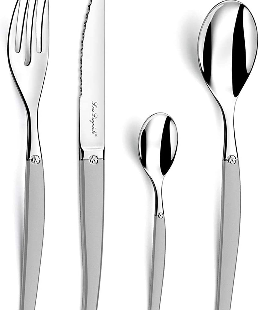 Lou Laguiole Jet Bestickset 24 delar Satin - Azalea Home