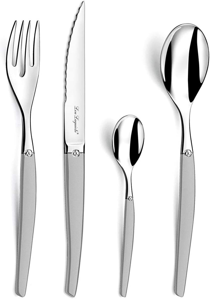 Lou Laguiole Jet Bestickset 24 delar Satin - Azalea Home