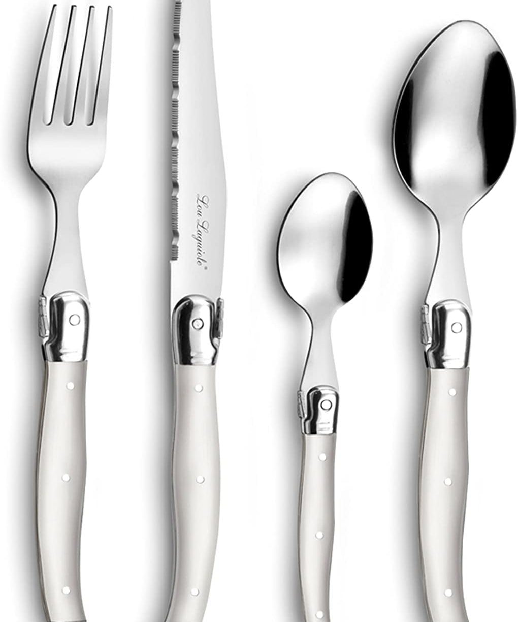 Lou Laguiole Tradition Bestickset 24 delar Pearl - Azalea Home