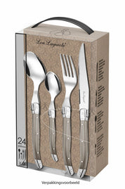 Lou Laguiole Tradition Bestickset 24 delar Pepper - Azalea Home