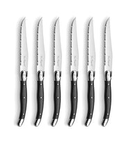 Lou Laguiole Tradition Grillknivar 6 - Pack Antracit - Azalea Home