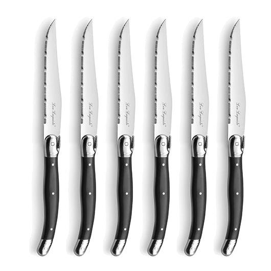 Lou Laguiole Tradition Grillknivar 6 - Pack Antracit - Azalea Home