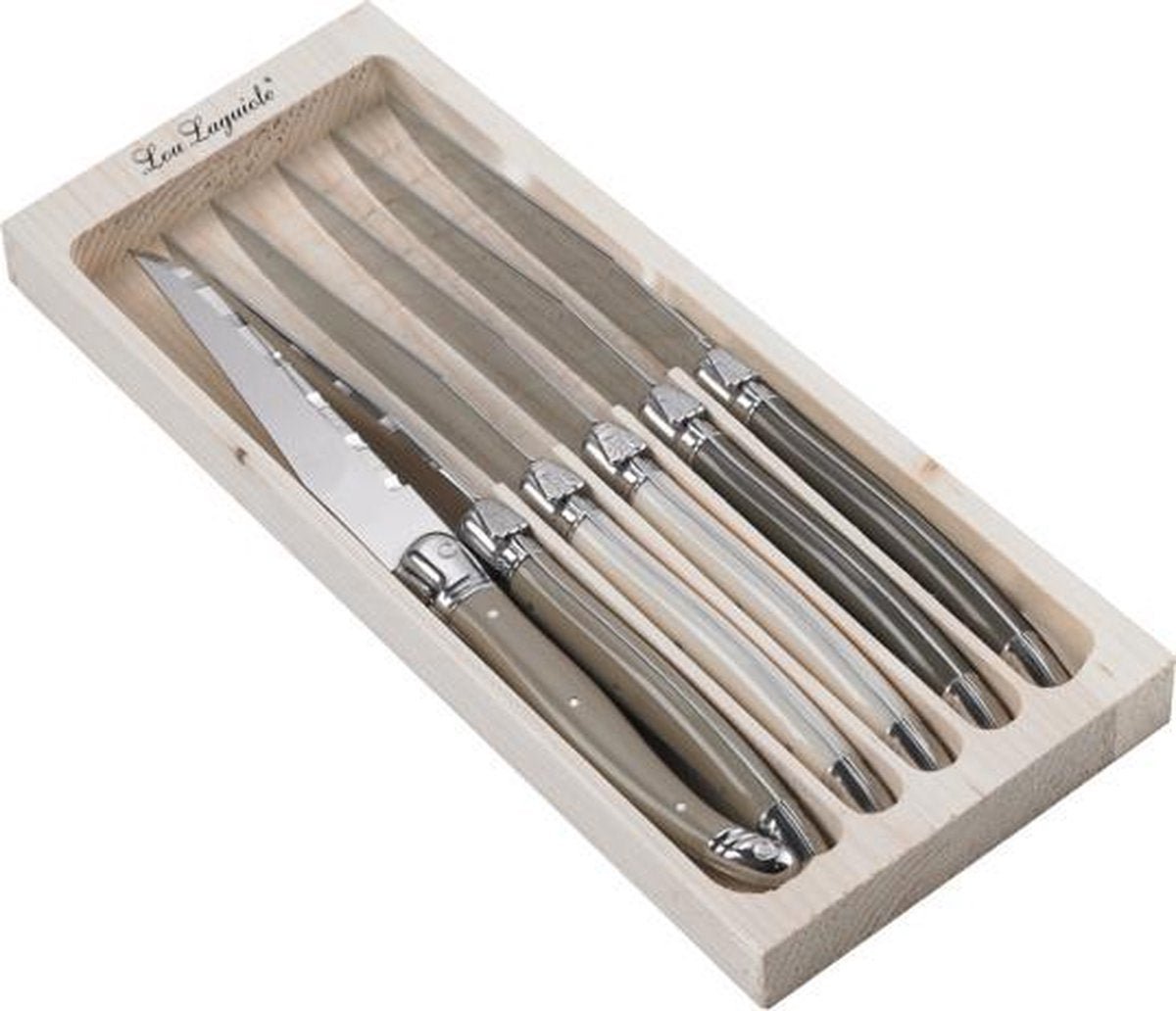 Lou Laguiole Tradition Grillknivar 6 - Pack Mix - Azalea Home