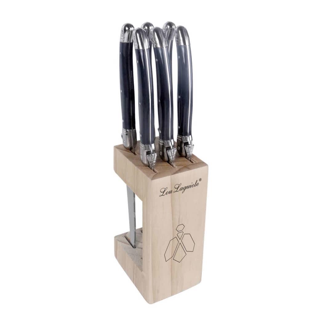 Lou Laguiole Tradition Grillknivar i 6 - Pack Multi - Azalea Home