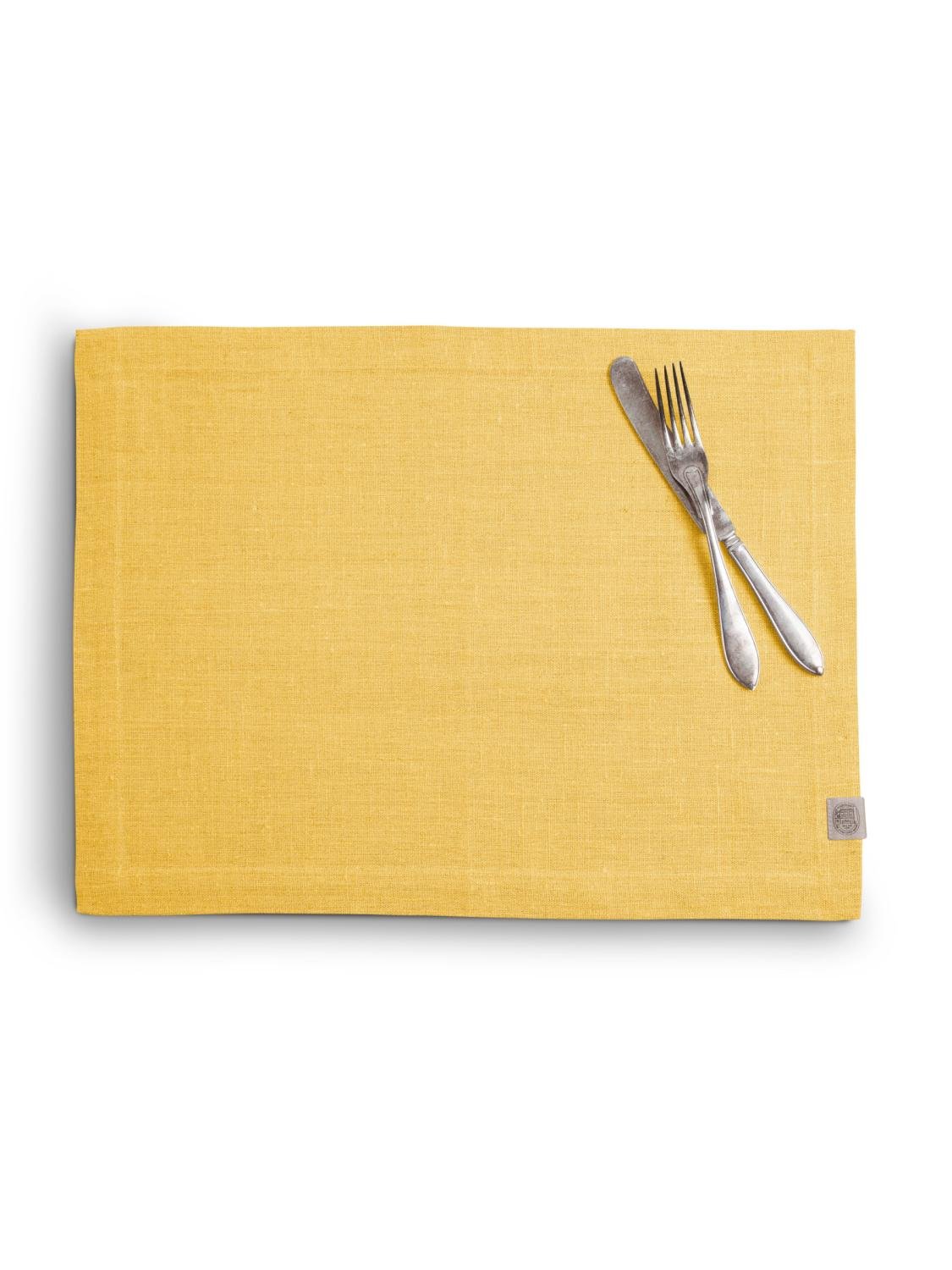 Lovely Linen CLASSIC Bordstablett 37X50, Lemon - Azalea Home