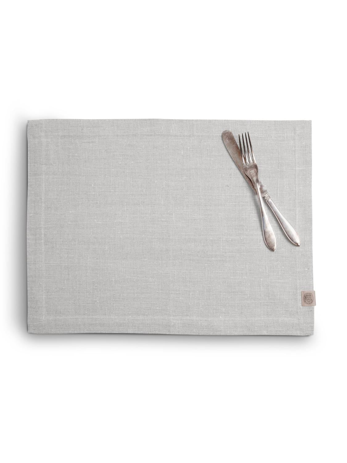 Lovely Linen CLASSIC Bordstablett 37X50, Ljusgrå - Azalea Home