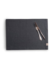 Lovely Linen CLASSIC Bordstablett 37X50, Mörkgrå - Azalea Home