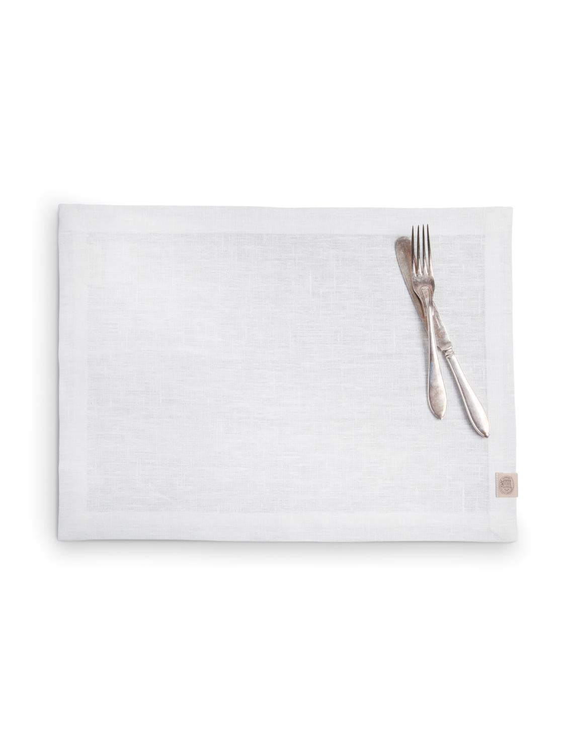 Lovely Linen CLASSIC Bordstablett 37X50, Off - white - Azalea Home