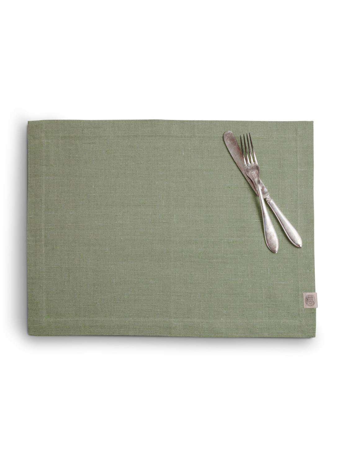 Lovely Linen CLASSIC Bordstablett 37X50, Salviagrön - Azalea Home