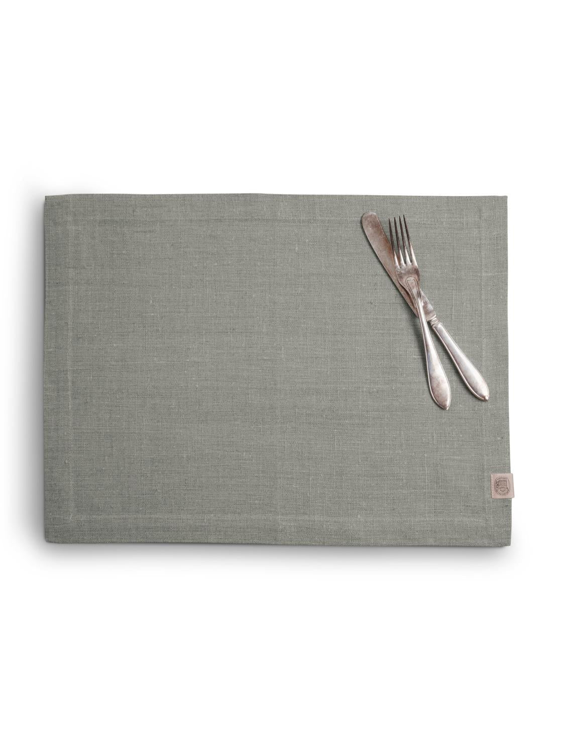 Lovely Linen CLASSIC Bordstablett 37X50, Stone - Azalea Home